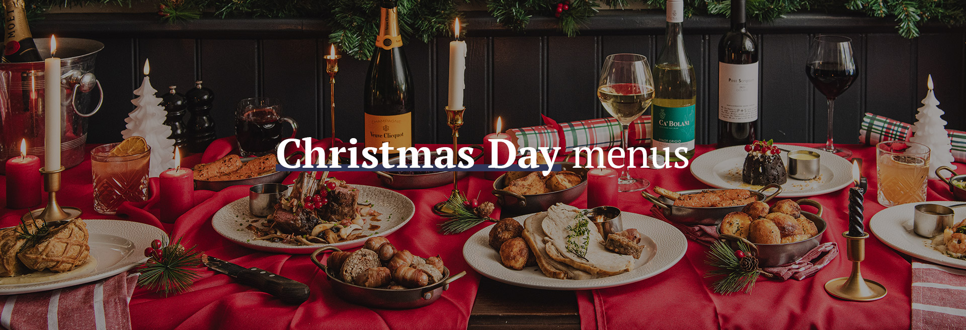 Christmas Day Menu at The Royal Oak