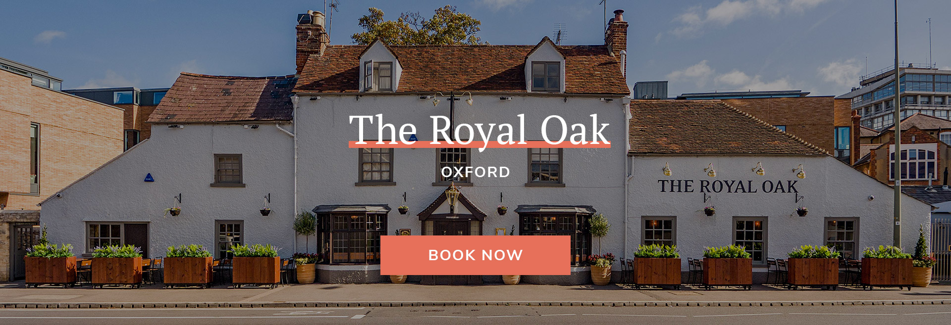 Enjoy a meal at your local pub at The Royal Oak in Oxford